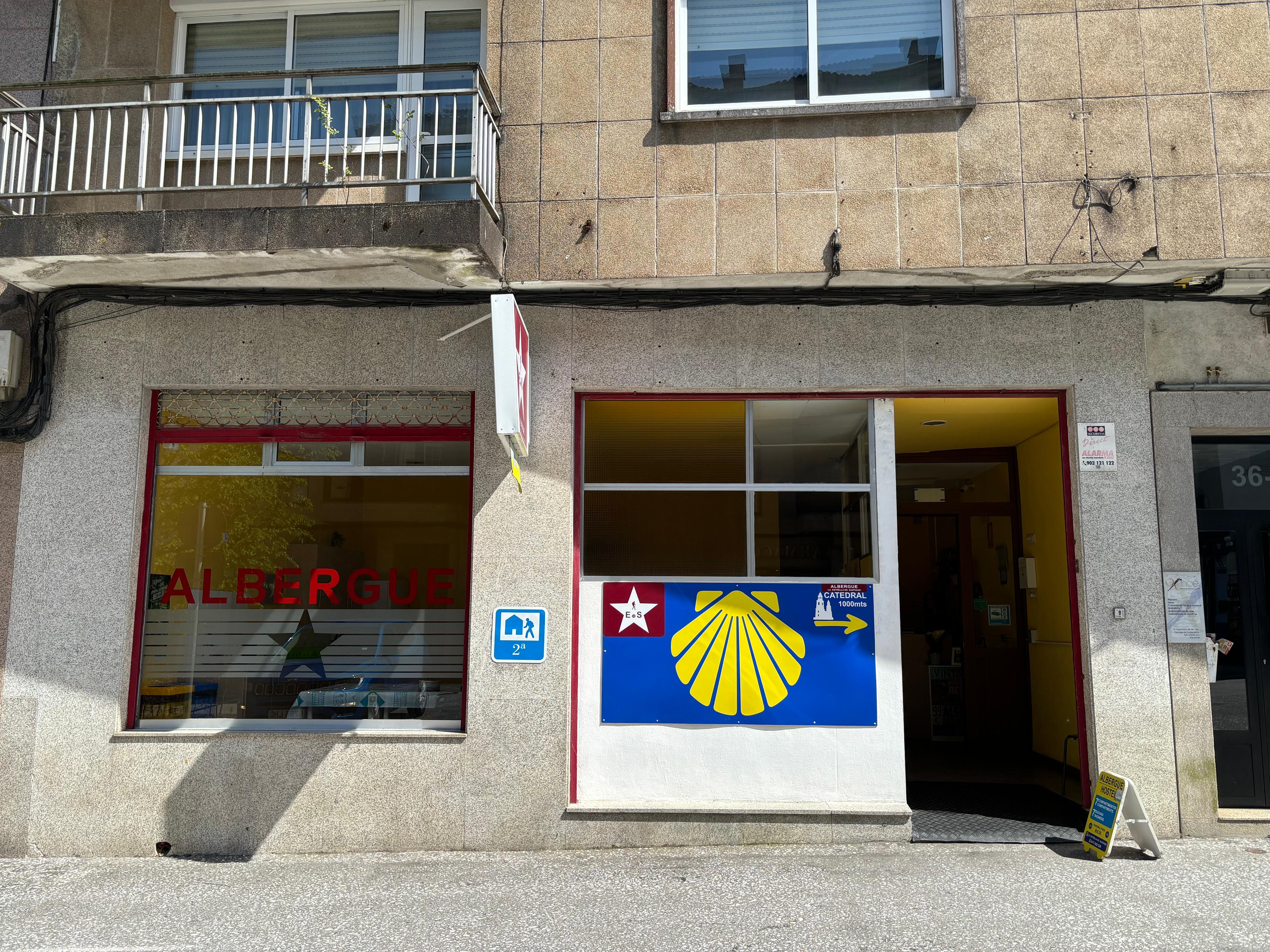 View of Albergue La Estrella de Santiago