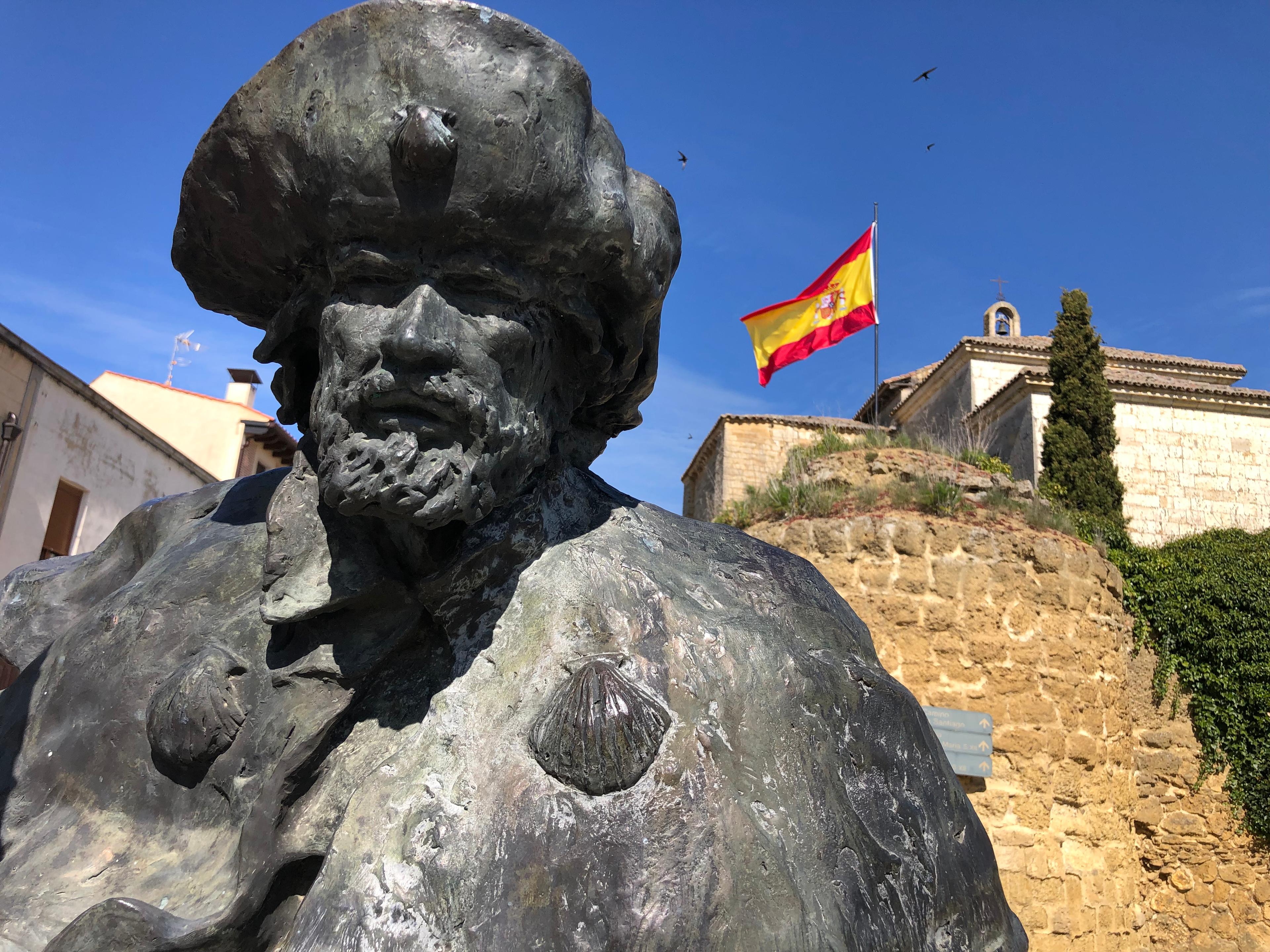 Scenic view of Carrión de los Condes on the Camino Francés